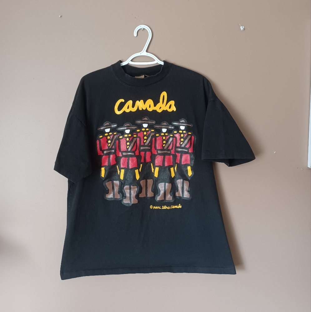 Vintage Marc Tetro Canadian Mountie T-Shirt